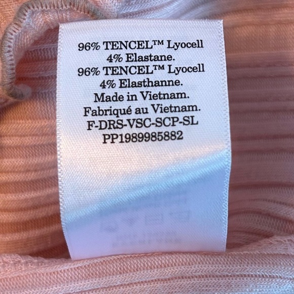 NWT Everlane The Rib Soft Knit Scoop Neck Sleeveless Tank Dress Petal Pink Large - Picture 13 of 16
